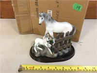 Mare + Foal Statue