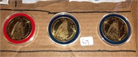 (3) Maroa Sesquicentennial Coins