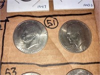 (2) Eisenhower Bi-Centennial Dollars
