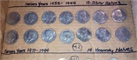 (14) Kennedy Half Dollars-Various Yrs. 1971-1994
