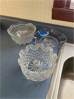 (3) Glass Bowls