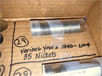 35 Nickels-Various Yrs 1940-2004