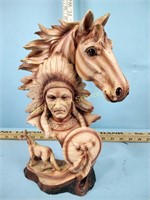 Native American wood carved figurine