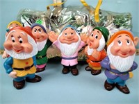 Seven Dwarfs plastic toys