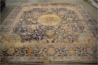 Isfahan Hand Woven Rug 8.6 x 9.6