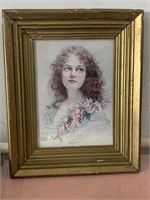 Vintage English Purity Framed Wall Art