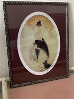 Louis Icart "The Letter" Framed Lithograph