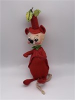 Vintage Annalee Mistletoe Christmas Mouse