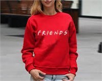 Red FRIENDS TV Show Sweatshirt-Medium