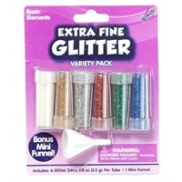 Go Create Extra Fine Glitter-6 Pack