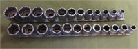 2 Groups of Snap-on Sockets