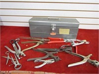 Punch tools and tool box.