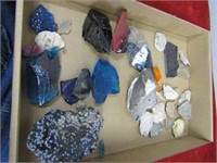 Flat of rocks and minerals.