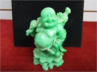 Jade? Carved Buda figurine.