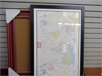 (2)large picture frames.