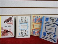 (4)Vintage children's books. Davy crockett.