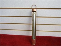 Antique copper Thermometer.