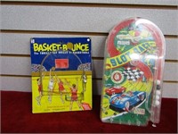 (2)Games. Basket bounce, slot race marble game.