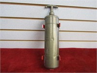Vintage brass fire extinguisher.