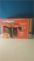 New in box Proctor Silex 2 slice toaster black
