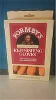 New package of formby's refinishing gloves