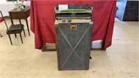 Rare antique steamer trunk, four drawers, comes