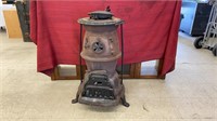 McClary cast iron pot belly wood stove with cast