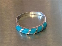 Sterling Silver Turquoise Dome Ring