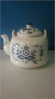 Blue and white Japan teapot