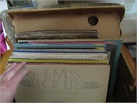 Small Box  Records And  wire holder