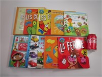 9 livres d'enfants d,age préscolaire, grands