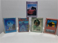 5 sets E.T. - JAWS - ROBIN WOOD - POST HOT 
CARS