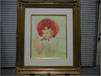 FRAMED LITHOGRAPH GICLEE AFTER THE ORIGINAL WORK