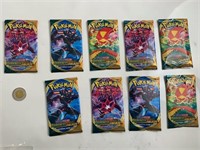 9 Sachets de Cartes Pokémon encore scellé