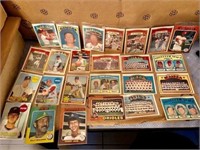 25 cartes vintage des étoiles de baseball