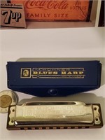 Harmonica M-Hohner, Blues Harp, made in Germany