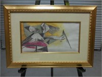 FRAMED LITHOGRAPH AFTER THE ORIGINAL DRAWING