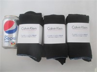 9 paires de bas Calvin Klein en coton grandeur