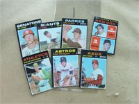 Lot vieilles cartes de baseball année 1969-70