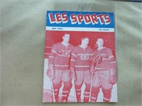 Revue  hockey 1955 Dickie Moore, Bert Marshall
