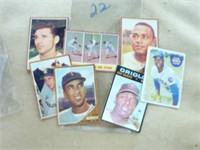 Lot vieille cartes de baseball année 1963-68