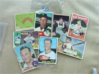 Lot vieille cartes de baseball année 1955-68