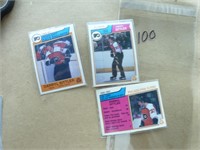 3x cartes de hockey Darryl sittler