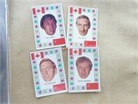 4x cartes de  hockey 1972 opc, Canada vs Russie