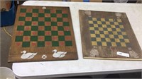 2 checkers boards