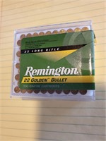 100 Rds. Of Remington Golden Bullet .22 Cal Ammo
