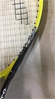 2 yellow tour pro titanium tennis rackets