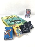 Livres BD Tintin jeux de cartes
