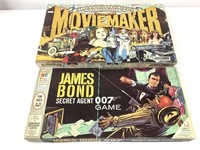 Jeux de table vintage; Movie Maker et James Bond