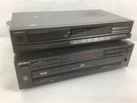 Lecteurs CD Sony CDP-C515 & Technics SL-P127 -